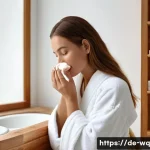 Home 22 제로웨이스트 화장품의 사회적 가치 - **Prompt:** A serene, brightly lit minimalist bathroom with a large window letting in natural light....